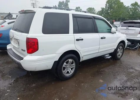 2005 Honda Pilot Ex-L из США, поврежденный, VIN 5FNYF18595B052324